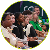 group of people seated