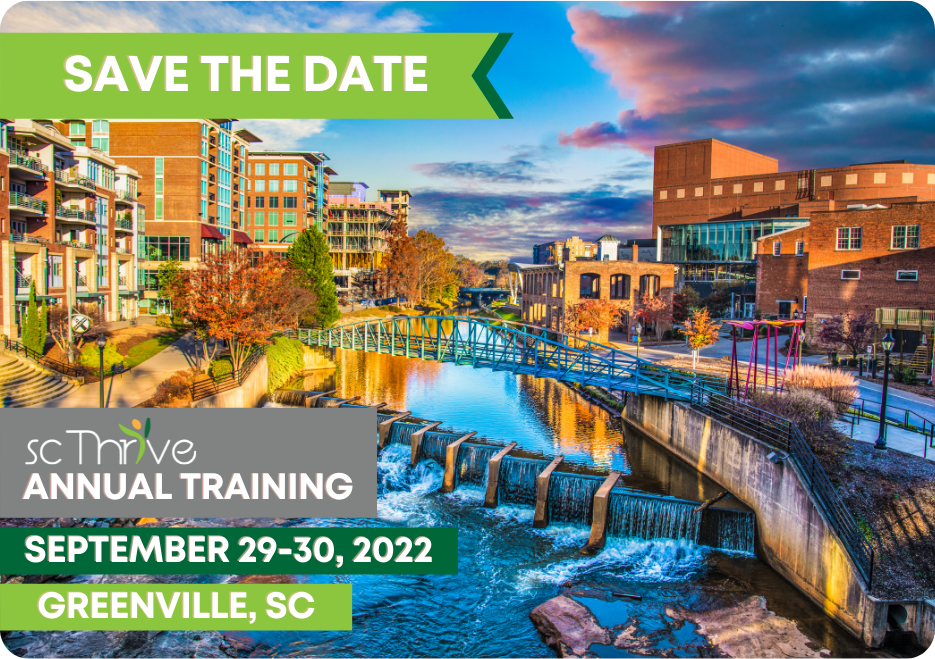 Annual Training 2022 Save the Date Greenville SC September 29-30 2022